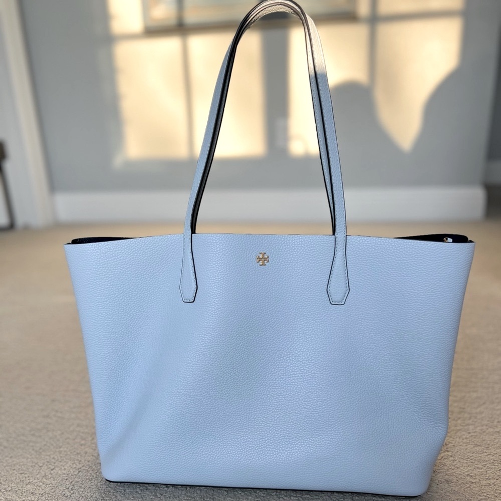 Tory Burch Triple Compartment Leather Tote